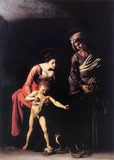 Madonna and Child with St Anne Caravaggio